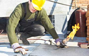 Dwyrhiw flat roof construction